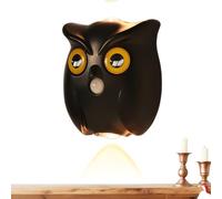 Nevalerra Corridor with Motion Sensor - Magnetic Owl Night Light - Wall Light Corridor with Motion Sensor, 3 Colours LED and On/Off Button | For Stairs, Kitchen, Ceiling, Patio