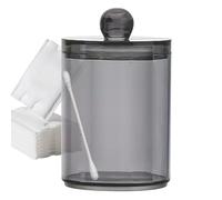 Nevalerra Cotton Swab Holder - Bathroom Organizer Storage Container Clear Acrylic Durable Compact Design | Hygienic Storage Solution for Q Tips Van Cotton Buds