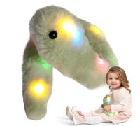 Nevalerra Cute Snake Plush, Plush Snake Doll - LED Illuminated Stuffed Snake Plush - Realistic Luminous Snake Plush, Luminous Plush Snake,