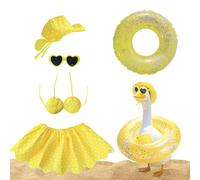 Nevalerra Duck Outfits for - Decorative Clothing for Ducks, Themed Garden Outfits | Duck Outfits for Festive Events, Cosplay Art for Outdoor Scenes, Garden Decoration