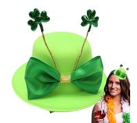 Nevalerra Green Top Hat Costume,Green Top Hat,Irish Christmas Hat Accessory - St. Patrick's Day Hats St Patrick's Day Hat