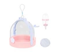 Nevalerra Hamster Travel Carrier | Ferret Carrier Small Cage for Travel | Portable Carry Case with Water Bottle for Mice Gerbil Bird Ferret Chinchilla Pet Outdoor Camping