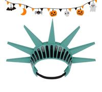 Nevalerra Lady Crown Headband, Statue of Tiara Fancy Dress Accessory | Lightweight and comfortable headpiece with secure fit, perfect for patriotic events, carnivals and stage performances