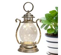 Nevalerra LED Lantern - Old Fashioned Bedside Lamps | Battery Operated Rustic Lantern Antique Outdoor Lamp for Camping Hiking Table Decoration