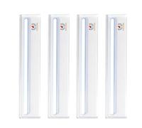 Nevalerra Mahjong Line Detector, 4 Pieces Guide Rules, Acrylic Mahjong Card Reader - Weekend Holiday Celebrations Family Meetings Competitions Travel Games Parties