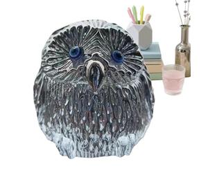Nevalerra Owl Decoration - Shiny Sculptures - Decorations in the Shape of a Owl, for Christmas, Complexes and for the Home Living Room Bedroom Bookcase