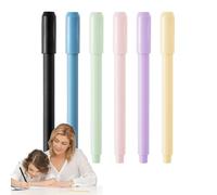 Nevalerra Pencil Extension for Artists, 6 Pens, Drawing Pencil Extender Set, Practical Extender with Grippy Design for Artists, Children, Office, Students, Adults