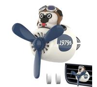 Nevalerra Pilot Car Air Freshener, Cute Car Fragrance Diffuser - Propeller Automotive Air Outlet Fan Beautify the | Automotive Diffuser, Animal Pilot Car Air Freshener Vent Clip
