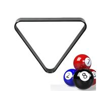 Nevalerra Pool Ball Rack - 12x10.82x1.18in PVC Material Tool, Durable Triangle Holder, Professional Hobbyist Player Precision Alignment Aid | Recreational Facility Lounge Pub Entertainment Veenue Spot