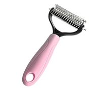 Nevalerra Rake to Remove Undercoat - Double Sided Grooming Tool for Shedding Hair | Dog Grooming Rake - For Salon Use Hairdressing Bath Time Pets Cats