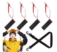 Nevalerra Ski Gloves Safety Straches, Glory Sister Strap Skiing | Ski Gloves STAPT Staps Work Watch - Men Women Sports Boot and Mittens Holding Band Anti-Lost for