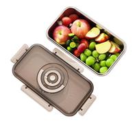 Nevalerra Stainless Steel Bread Bin - Airtight Steel Container with Lid and Handle | Homemade Bread Storage | For Kitchen and Food Pantry Toast Loafers Donuts