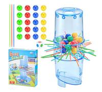 Nevalerra Stick Pull Game for Kids with Beads and Sticks - Interactive Balance Toy for Hand Eye Coordination | Educational Family Board Game for Focus Attention, Parent Child Play Learning Gift