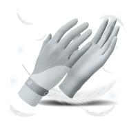 Nevalerra Sunscreen Gloves - 21x8.5cm Breathable Ice Silk, UPF 50+ Protection, Thin Driving Riding Hiking Paddling Rowing Canoeing Kayaking Outdoor Activities | Thumb Index Finger Openings Phone Acces