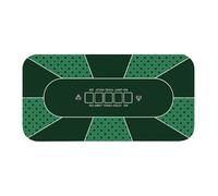 Nevalerra Table Cover, Poker Table Cover - Poker Mat 120x60cm - Non Slip Card Table Covers for Poker Parties, Fundraising Campaigns, Dating,