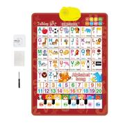 Nevalerra Talking Poster - Spanish-English Bilingual Toy, Educational Learning Chart with Music, Interactive Alphabet Numbers Game for Age 1-6 Kids Boys Girls | Preschool Birthday Holiday Classroom Fu