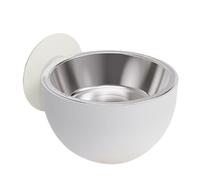 Nevalerra Wall-Mounted Cat Feeding Bowl, Magnetic Feeding Bowl with Leak Protection, Fixed Wall Mount, Raised Puppy Feeding Bowl, Removable, for Cats, Dogs, Food and Water