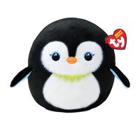TY Neve Penguin - Squishy Beanie 10" | Soft Plush Toy for Kids, Baby Toy, Cuddly Teddy, Stuffed Collectible Plushies