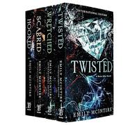 Never After Series Books 1 - 4 Collection Set by Emily McIntire (Hooked, Scarred, Wretched & Twisted)