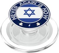 Never Again Is Now - Support for Jews and Israel PopSockets PopGrip for MagSafe
