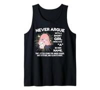 Never Argue with A Short Girl Who Has an A in Her Name Anime Tank Top