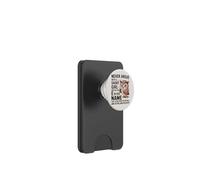 Never Argue With A Short Girl Who Has An 'E' Cute Owl Design PopSockets PopWallet for MagSafe