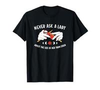 Never Ask A Lady About The Size of Her Yarn Stash Knitting T-Shirt