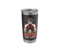 Never Back Down Stainless Steel Insulated Tumbler