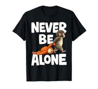 Never Be Alone Punch The Monkey Holding Macaque Plush Toy T-Shirt