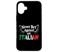 Never Bet Against An Italian Boxing Spirit Case for iPhone 16 Plus