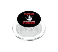 Never Bet Your Finger When Playing Poker Amputee PopSockets PopGrip for MagSafe