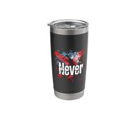 Never: Bold Defiance, so Refuse to Ever Surrender or give up Stainless Steel Insulated Tumbler