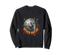 Never Break Warrior Shield Strength Mindset Sweatshirt