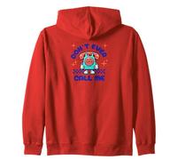 Never Call Me - Phone Zip Hoodie