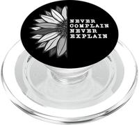 Never Complain Never Explain Sarcastic Downton Lady Quotes PopSockets PopGrip for MagSafe