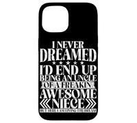 Never Dreamed I'd End Up Being An Uncle Of A Awesome Niece Case for iPhone 15