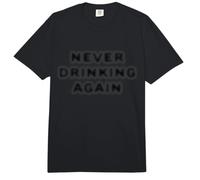 Never Drinking Again Gear | Blurred Hangover Comfort Colors Adult Heavyweight T-Shirt