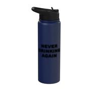 Never Drinking Again Gear | Blurred Hangover Stainless Steel Insulated Water Bottle