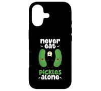 Never Eat Pickles Alone Cucumbers Cucumber Vegetables Pickle Case for iPhone 17