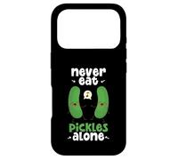 Never Eat Pickles Alone Cucumbers Cucumber Vegetables Pickle Case for iPhone 17 Pro