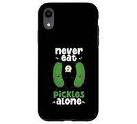 Never Eat Pickles Alone Cucumbers Cucumber Vegetables Pickle Case for iPhone XR