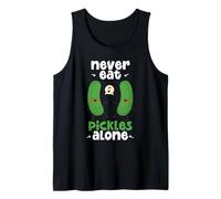 Never Eat Pickles Alone Cucumbers Cucumber Vegetables Pickle Tank Top