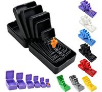Never Ending Middle Finger Prank Gift Box- The Ultimate Gotcha Box(Black) | 6 Layer Prank Nesting Box With Secret Surprise Middle Finger, Reusable Endless Surprise Box for Annoying Friends, Coworkers