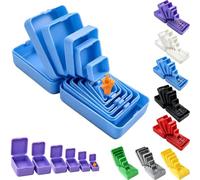 Never Ending Middle Finger Prank Gift Box- The Ultimate Gotcha Box(Blue) | 6 Layer Prank Nesting Box With Secret Surprise Middle Finger, Reusable Endless Surprise Box for Annoying Friends, Coworkers