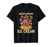 Never Enough Ice Cream Cute Octopus Summer Design Value Graphic T-Shirt
