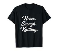 Never Enough Knitting Classic Vintage Typography T-Shirt