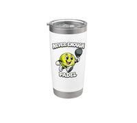 Never Enough Padel Funny Padel Pun Player Stainless Steel Insulated Tumbler