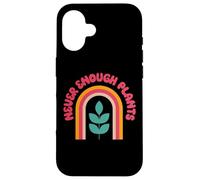 Never Enough Plants Arbor Day Earth Day Plant Based Gardener Case for iPhone 16