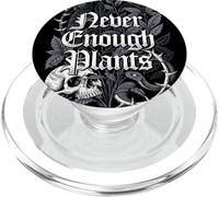 Never Enough Plants Botanical Gardener Gothic Snake & Skull PopSockets PopGrip for MagSafe