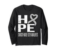 Never Ever Ever GIVE UP Hope Charcot-Marie-Tooth Awareness T Long Sleeve T-Shirt